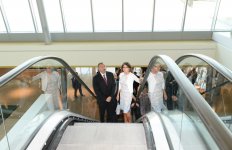 Azerbaijani president and his spouse attend opening of Carpet Museum