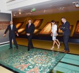Azerbaijani president and his spouse attend opening of Carpet Museum