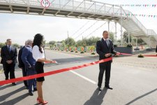 Bulagli-Bahramtapa section of Hajigabul-Bahramtapa highway commissioned in Azerbaijan