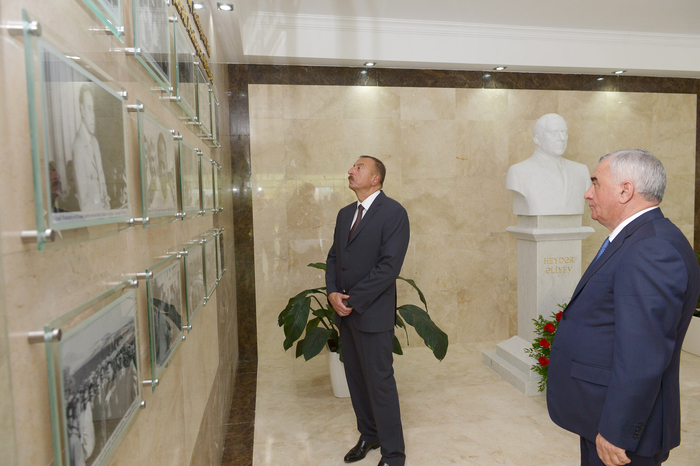 Azerbaijani president reviews new office building of Fuzuli region Executive Authority