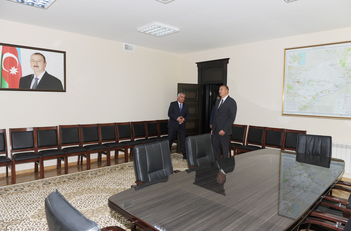 Azerbaijani president reviews new office building of Fuzuli region Executive Authority