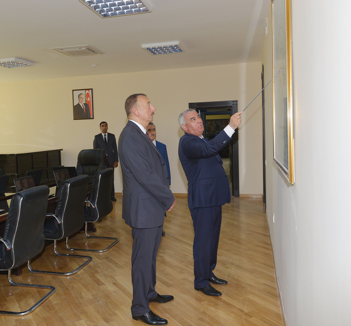 Azerbaijani president reviews new office building of Fuzuli region Executive Authority