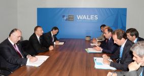 Ilham Aliyev met with French President Francois Hollande