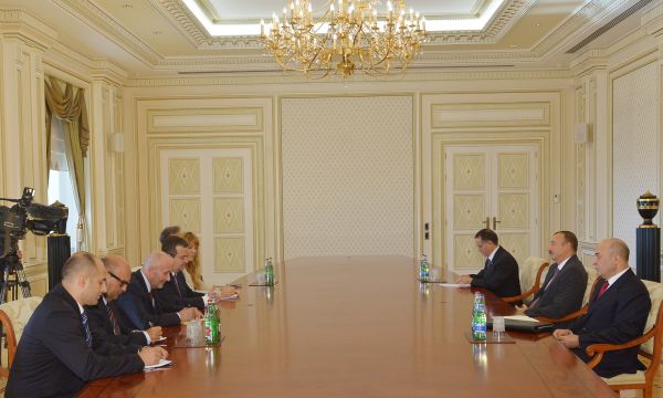 Azerbaijani president receives delegation led by Serbian deputy PM