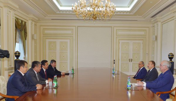 Azerbaijani president receives delegation led by Kyrgyzstan’s first deputy PM