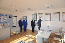 Azerbaijani president reviews schools No. 32 and No. 12 in Baku (PHOTO)