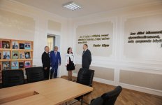 Azerbaijani president reviews schools No. 32 and No. 12 in Baku (PHOTO)