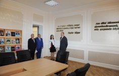 Azerbaijani president reviews schools No. 32 and No. 12 in Baku (PHOTO)
