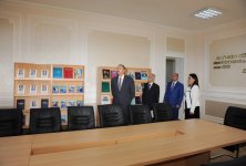 Azerbaijani president reviews schools No. 32 and No. 12 in Baku (PHOTO)