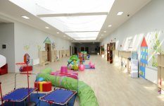 Azerbaijani president observes new office building of Baku Talents Education Complex