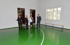 President Ilham Aliyev attended the opening of a new building of school No. 182 in Baku