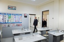 President Ilham Aliyev reviewed school-lyceum No. 72 and secondary school No. 80 in Baku