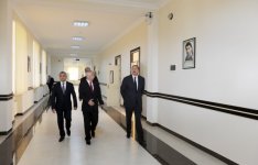 President Ilham Aliyev reviewed school-lyceum No. 72 and secondary school No. 80 in Baku