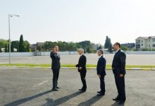 President Ilham Aliyev reviewed school-lyceum No. 72 and secondary school No. 80 in Baku