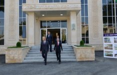 President Ilham Aliyev reviewed school-lyceum No. 72 and secondary school No. 80 in Baku