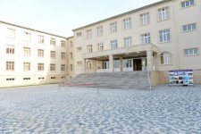 President Ilham Aliyev attended the opening of a new buildings of schools No. 84 in Baku