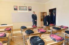President Ilham Aliyev attended the opening of a new buildings of schools No. 84 in Baku