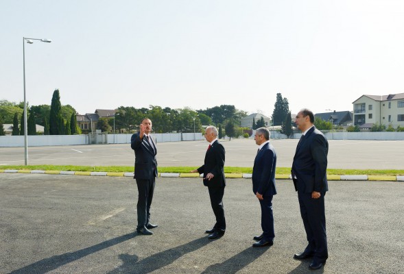 President Ilham Aliyev reviewed school-lyceum No. 72 and secondary school No. 80 in Baku