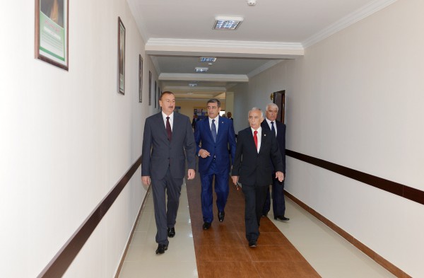 President Ilham Aliyev attended the opening of a new buildings of schools No. 84 in Baku
