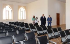 Azerbaijani president, his spouse attend opening of new building of school in Baku