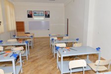 Azerbaijani president, his spouse attend opening of new building of school in Baku