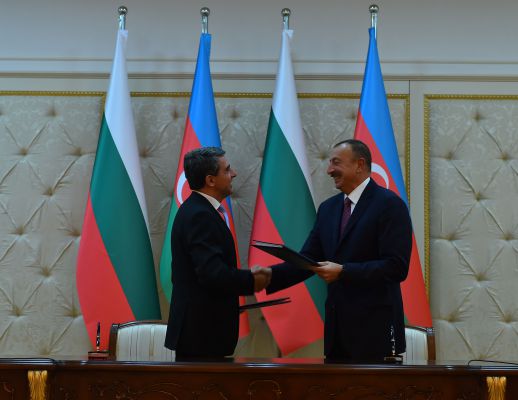 Azerbaijan and Bulgaria sign a joint statement (PHOTO)