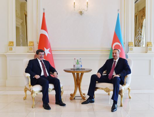Azerbaijani president holds one on one meeting with Turkish PM