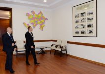 Ilham Aliyev observes Ismayilli District Executive Authority office after overhaul (PHOTO)