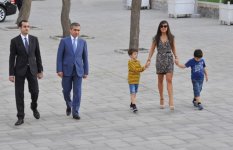 Heydar Aliyev Foundation Vice President attends opening of 3D graffiti project