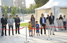 Heydar Aliyev Foundation Vice President attends opening of 3D graffiti project