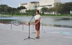 Heydar Aliyev Foundation Vice President attends opening of 3D graffiti project