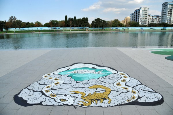 Heydar Aliyev Foundation Vice President attends opening of 3D graffiti project