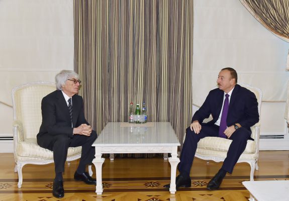Azerbaijani president receives CEO of Formula One Group