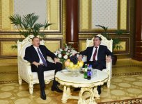 President Ilham Aliyev’s official visit to Tajikistan ended