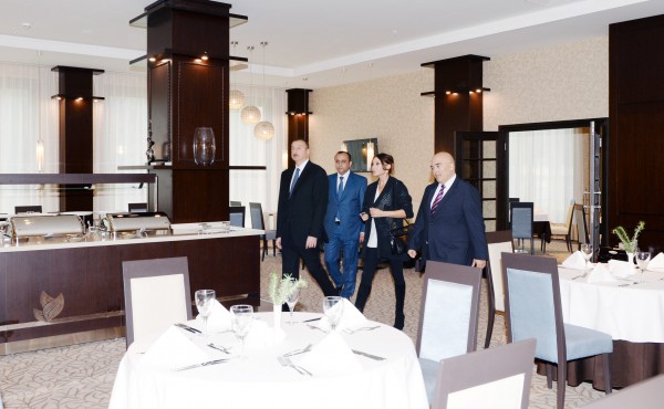 President Aliyev, first lady open “Qarabağ SPA & Resort” hotel complex in Naftalan (PHOTO)