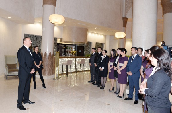 President Aliyev, first lady open “Qarabağ SPA & Resort” hotel complex in Naftalan (PHOTO)