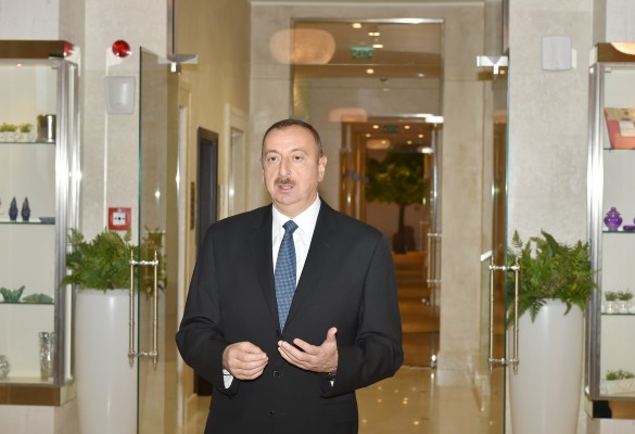 President Aliyev, first lady open “Qarabağ SPA & Resort” hotel complex in Naftalan (PHOTO)