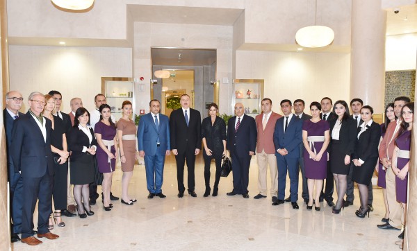 President Aliyev, first lady open “Qarabağ SPA & Resort” hotel complex in Naftalan (PHOTO)