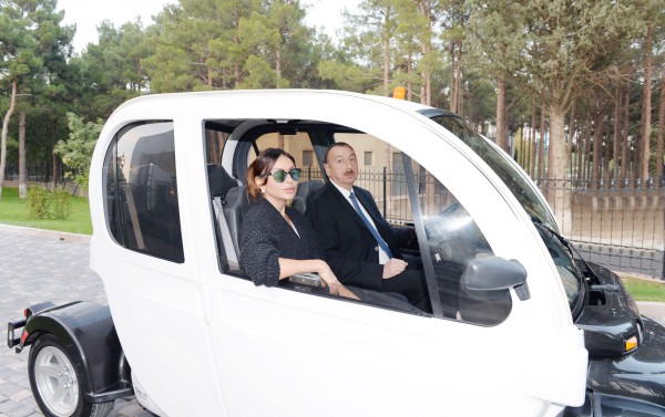 President Aliyev, first lady open “Qarabağ SPA & Resort” hotel complex in Naftalan (PHOTO)