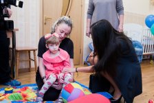 Vice-President of Heydar Aliyev Foundation visits orphanages in Saint Petersburg (PHOTO)