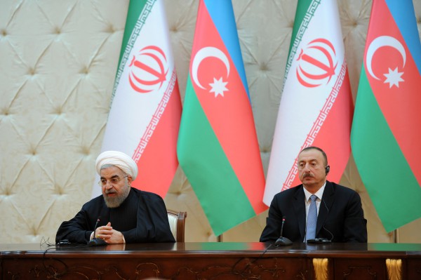 Azerbaijani, Iranian presidents hold one-on-one meeting (PHOTO)