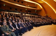 Azerbaijani, Iranian presidents attend business forum in Baku