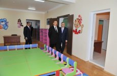 President Ilham Aliyev attended the opening of a new IDP settlement in Ganja