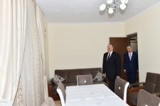 President Ilham Aliyev attended the opening of a new IDP settlement in Ganja