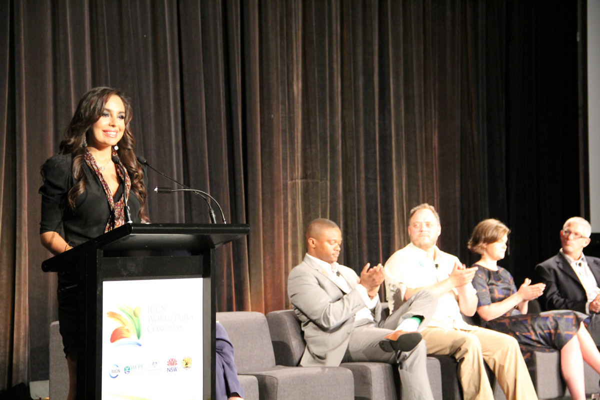 Vice-President of Heydar Aliyev Foundation addresses IUCN World Parks Congress (PHOTO)