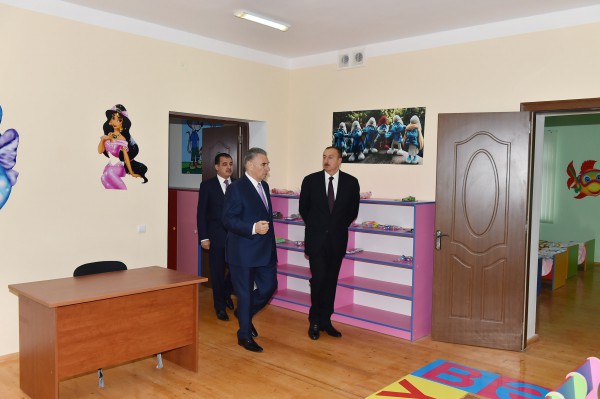 President Ilham Aliyev attended the opening of a new IDP settlement in Ganja