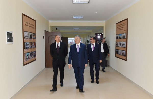 President Ilham Aliyev attended the opening of a new IDP settlement in Ganja