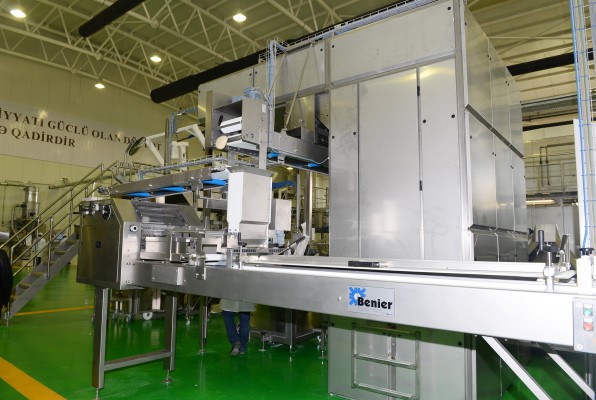 President Ilham Aliyev attended the opening of a bread factory in Shamkir (PHOTO)
