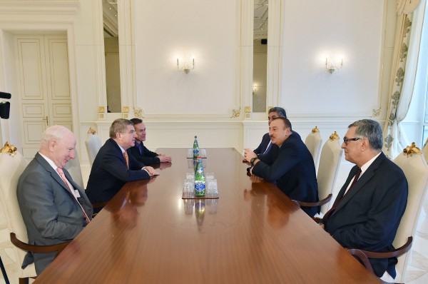 Azerbaijani president awarded with International Olympic Committee’s medal