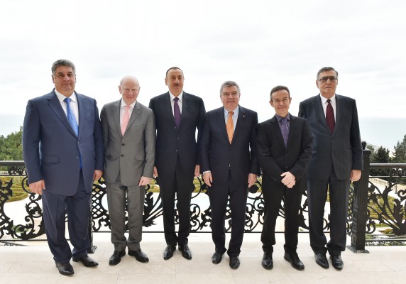 Azerbaijani president awarded with International Olympic Committee’s medal